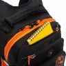 Рюкзак школьный GRIZZLY RB-450-3/1 черный - оранжевый