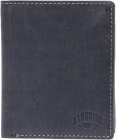 Бумажник KLONDIKE Yukon, натуральная кожа черный KD1111-01