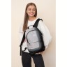 Рюкзак школьный RD-345-1/4 серый - черный