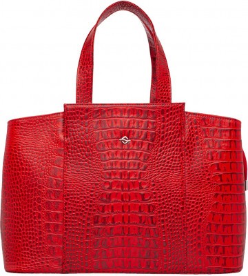 Женская кожаная сумка Dovey Red Cayman