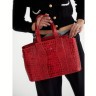 Женская кожаная сумка Dovey Red Cayman