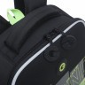 Рюкзак школьный GRIZZLY RAw-497-6/2 черный - салатовый
