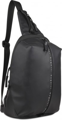 Рюкзак с одним плечевым ремнем BUGATTI Blanc, чёрный, 18х9х30 см, 49660101