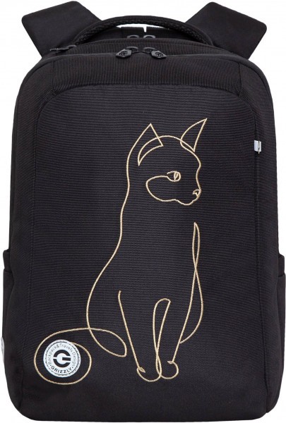 Рюкзак школьный Grizzly RG-366-2/1 черный