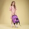 Рюкзак школьный GRIZZLY RG-561-3/2 черный - лиловый