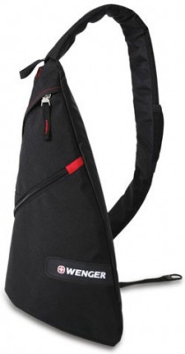 Рюкзак WENGER на одно плечо, черный/красный 18302130