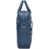 Деловая кожаная сумка Bacton Dark Blue