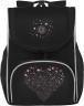 Рюкзак школьный GRIZZLY с мешком RAm-584-3/2 черный - розовый