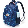 Рюкзак школьный TORBER CLASS X, темно-синий с орнаментом