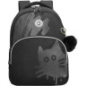 Рюкзак Grizzly школьный с обвесом RG-660-1/2 черный