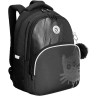 Рюкзак Grizzly школьный с обвесом RG-660-1/2 черный