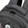 Рюкзак Grizzly школьный с обвесом RG-660-1/2 черный