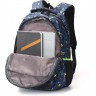 Рюкзак школьный TORBER CLASS X, темно-синий с рисунком "Буквы"