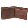 Бумажник KLONDIKE Yukon, натуральная кожа коричневый KD1113-03