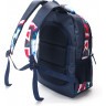 Рюкзак школьный TORBER CLASS X, темно-синий с розовым орнаментом