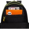 Рюкзак GRIZZLY RU-530-6/3 черный - оливковый
