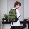 Рюкзак GRIZZLY RU-530-6/3 черный - оливковый