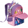 Рюкзак школьный TORBER CLASS X Mini, сиреневый/розовый, полиэстер 900D + Мешок для обуви в подарок