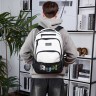 Рюкзак GRIZZLY RU-530-6/4 черный - кремовый