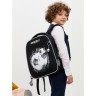 Рюкзак школьный RAf-393-4/3 черный - серый