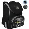 Рюкзак школьный GRIZZLY с мешком RAm-585-2/1 черный - серый