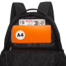 Рюкзак Grizzly школьный RG-663-4/1 чёрный - золотой