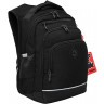 Рюкзак школьный GRIZZLY RB-450-1/4 черный - черный