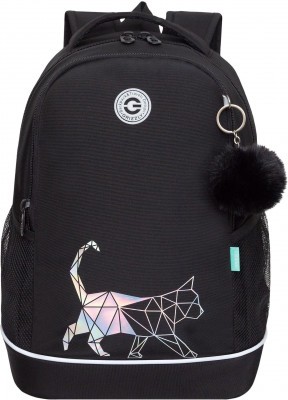 Рюкзак школьный GRIZZLY RG-563-11/1 черный