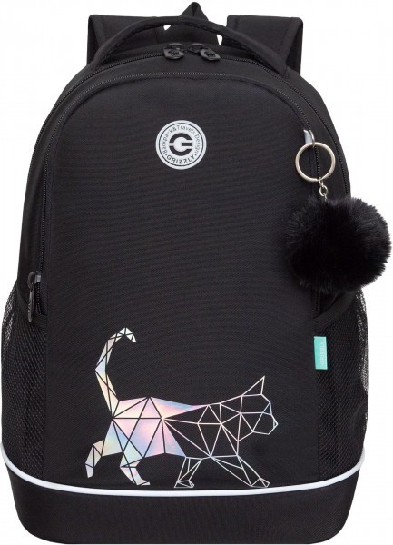 Рюкзак школьный GRIZZLY RG-563-11/1 черный