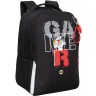 Рюкзак школьный GRIZZLY RB-451-4/1 черный - серый