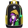 Рюкзак школьный GRIZZLY RG-563-12/1 чёрный