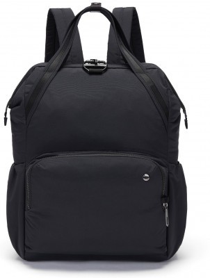 Женский рюкзак антивор Pacsafe Citysafe CX Backpack, черный ECONYL, 17 л.