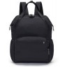 Женский рюкзак антивор Pacsafe Citysafe CX Backpack, черный ECONYL, 17 л.
