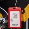 Рюкзак школьный GRIZZLY с мешком RAm-585-5/1 черный - оранжевый
