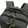 Рюкзак школьный GRIZZLY RB-456-2/3 хаки - салатовый
