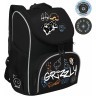 Рюкзак школьный GRIZZLY с мешком RAm-585-6/1 черный