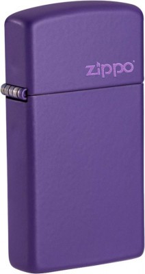 Зажигалка ZIPPO Slim® с покрытием Purple Matte, латунь/сталь, фиолетовая, матовая, 29x10x60 мм № 1637ZL