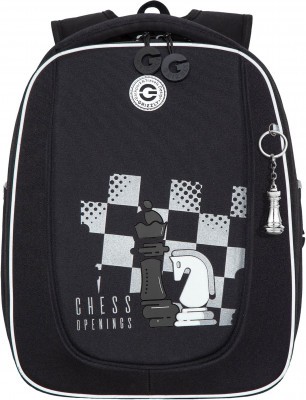 Рюкзак школьный Grizzly RAf-393-10/1 черный