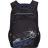 Рюкзак школьный Grizzly RB-350-3/2 черный - синий
