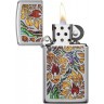 Зажигалка ZIPPO Slim® с покрытием High Polish Chrome, латунь/сталь, серебристая, 29x10x60 мм, без топлива