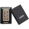 Зажигалка ZIPPO Slim® с покрытием High Polish Chrome, латунь/сталь, серебристая, 29x10x60 мм, без топлива