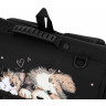 Рюкзак Grizzly школьный с обвесом и картхолдером на держателе RAp-780-2/1 черный
