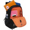 Рюкзак школьный Grizzly RB-354-4/2 черный - оранжевый