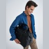 Дорожно-спортивная кожаная сумка Malcolm Black