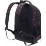 Рюкзак TORBER CLASS X, черный с орнаментом, 45 x 30 x 18 см, T2602-22-BLK