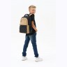 Рюкзак TORBER CLASS X, черно-бежевый, 45 x 30 x 18 см, T2602-22-BEI-BLK