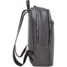 Кожаный мужской рюкзак для ноутбука Faber Grey/Black
