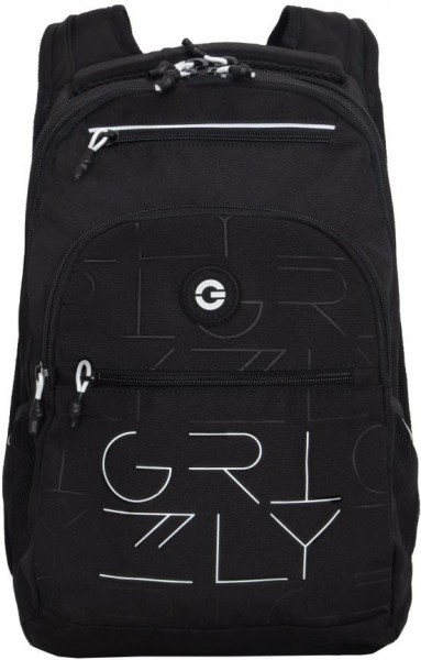 Рюкзак GRIZZLY RU-531-3/1 чёрный - белый