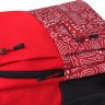 Рюкзак TORBER CLASS X, красный с орнаментом, 45 x 30 x 18 см, T2602-22-RED