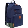Рюкзак школьный GRIZZLY RB-455-1/3 синий - хаки